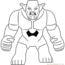 Lego Green Goblin Free Coloring Page for Kids