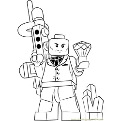 Lego Lex Luthor Free Coloring Page for Kids