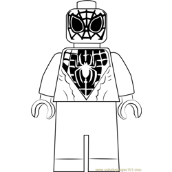 Lego Miles Morales Free Coloring Page for Kids