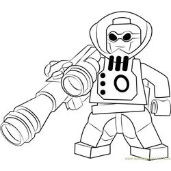 Lego Mr Free Coloring Page for Kids