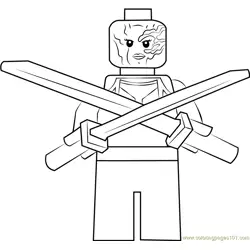 Lego Nebula Free Coloring Page for Kids