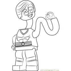 Lego Plastic Man Free Coloring Page for Kids