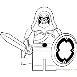 Lego Taskmaster Free Coloring Page for Kids