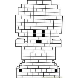 Lego Toad Free Coloring Page for Kids