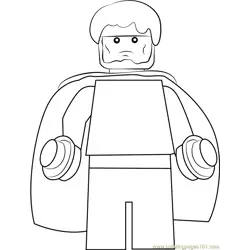 Lego Wiccan Free Coloring Page for Kids