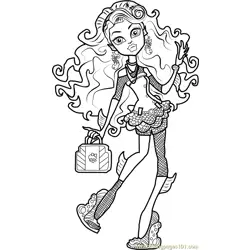 Lagoona Blue Free Coloring Page for Kids