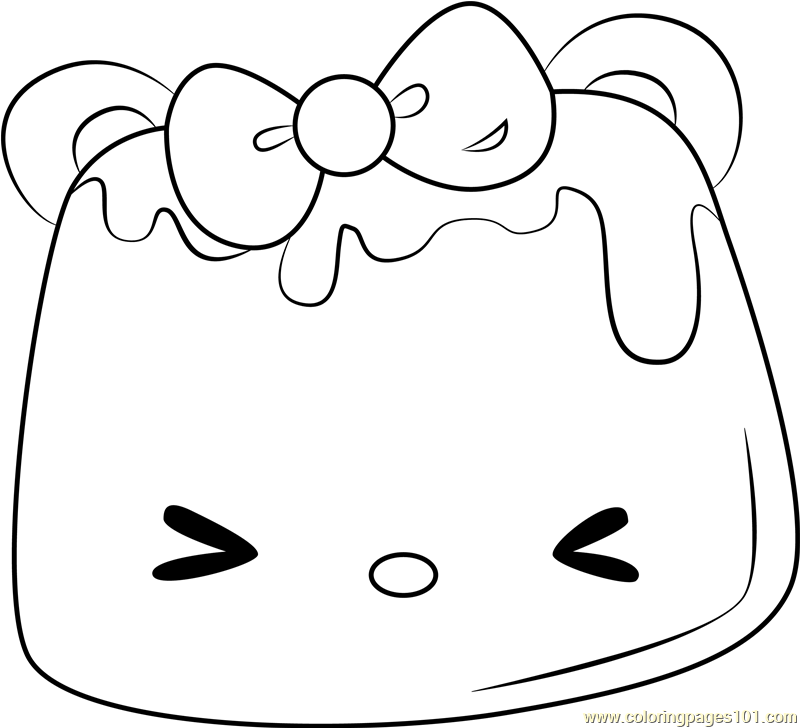 Icy Piña Go-Go Coloring Page for Kids - Free Num Noms Printable