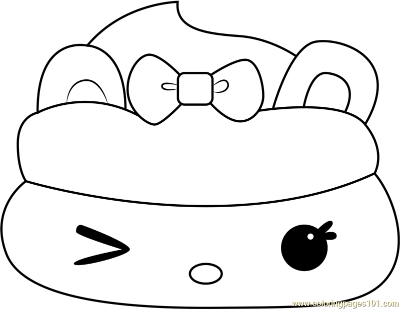 Jammin' Razzy Go-Go Coloring Page for Kids - Free Num Noms Printable