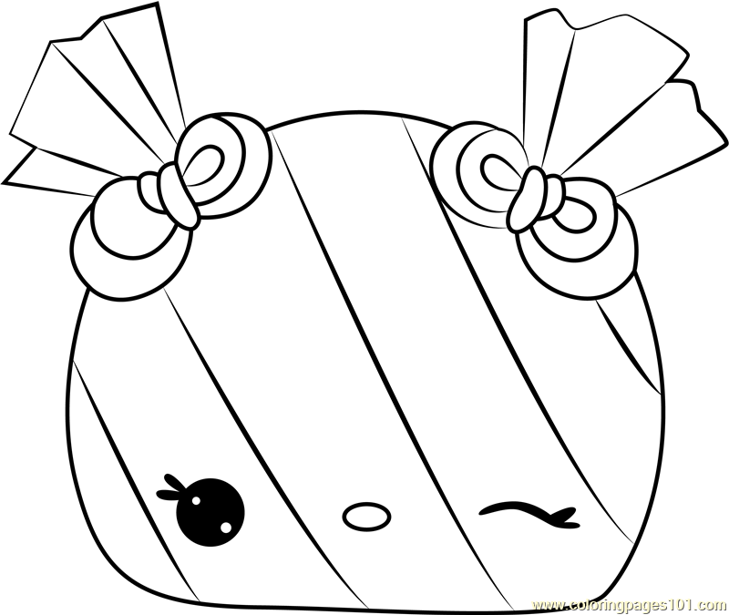 Lily Lemony Coloring Page for Kids - Free Num Noms Printable Coloring