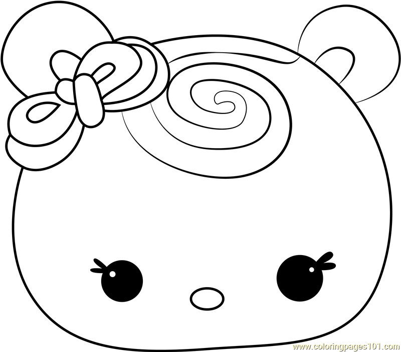 Nana Swirl Coloring Page for Kids - Free Num Noms Printable Coloring