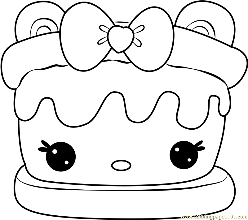 Sara S'mores Coloring Page for Kids - Free Num Noms Printable Coloring