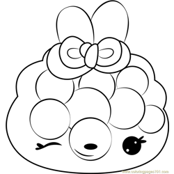 Bubble Gummy Free Coloring Page for Kids