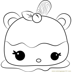Cara Mellie Free Coloring Page for Kids
