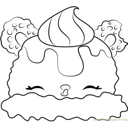 Caramel Cream Free Coloring Page for Kids