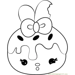 Cheery Cherie Free Coloring Page for Kids