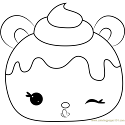 Choco Berry Free Coloring Page for Kids