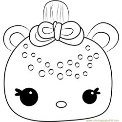 Kiwi Freezie Free Coloring Page for Kids
