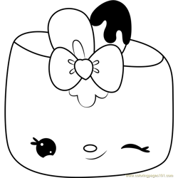 Maya Mallow Free Coloring Page for Kids
