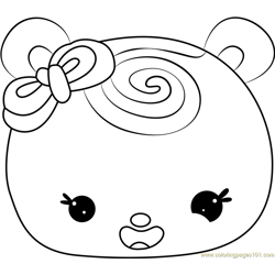 Minty Swirl Free Coloring Page for Kids