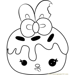 Nana Cream Free Coloring Page for Kids