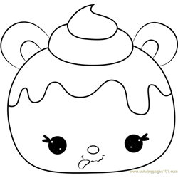 Patty Peach Free Coloring Page for Kids