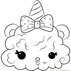 Pinky Puffs Free Coloring Page for Kids