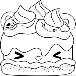 Sammy S'mores Free Coloring Page for Kids
