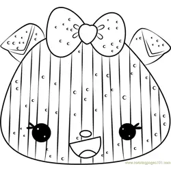 Suzy Stripes Free Coloring Page for Kids