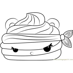 Wasabi Go-Go Free Coloring Page for Kids