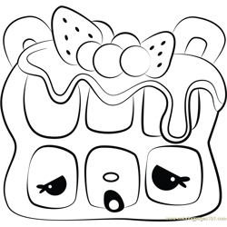 Willy Waffles Free Coloring Page for Kids