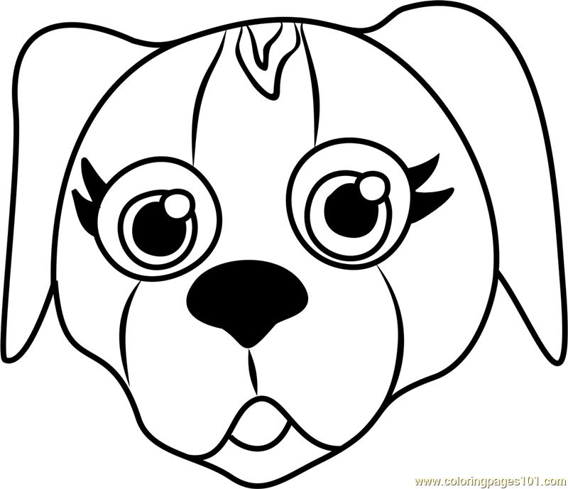 Beagle Puppy Face Coloring Page For Kids Free Pet Parade Printable Coloring Pages Online For Kids Coloringpages101 Com Coloring Pages For Kids