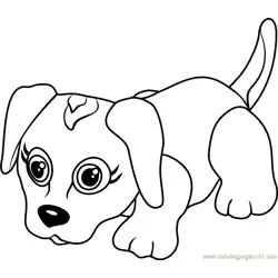 Beagle Free Coloring Page for Kids