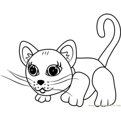 Chartreux Free Coloring Page for Kids