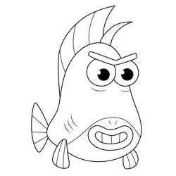 Bait Pinkfong Free Coloring Page for Kids