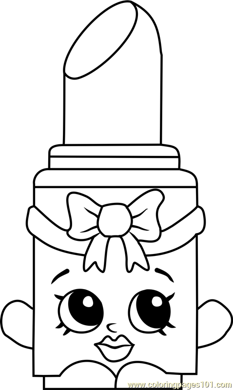 Lippo Shopkins Coloring Page for Kids - Free Shopkins Printable