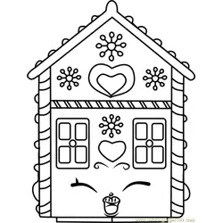 Ginger Fred Shopkins Free Coloring Page for Kids