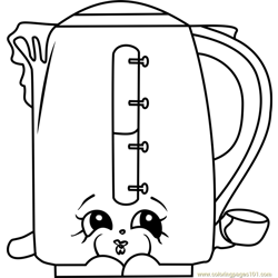Ma Kettle Shopkins Free Coloring Page for Kids