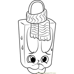 Popsi Cool Shopkins Free Coloring Page for Kids
