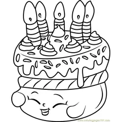 Wishes Shopkins Free Coloring Page for Kids