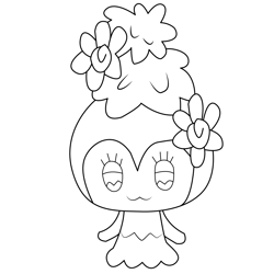 Agetchi Tamagotchi Free Coloring Page for Kids