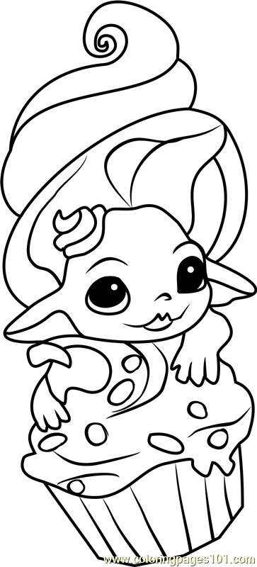 Frostette Zelf Coloring Page for Kids - Free The Zelfs Printable