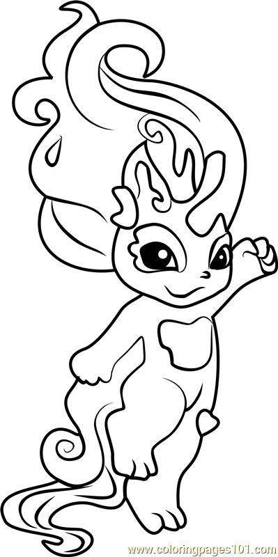 Moonicorn Zelf Coloring Page for Kids - Free The Zelfs Printable