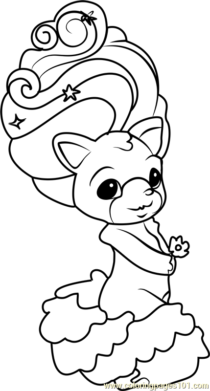 Ooma Zelf Coloring Page for Kids - Free The Zelfs Printable Coloring