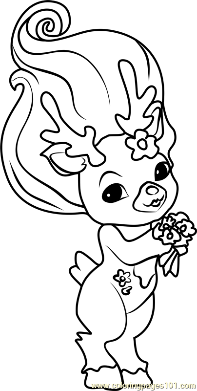 Rein-Doe Zelf Coloring Page for Kids - Free The Zelfs Printable