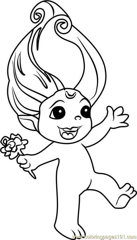 Sketalia Zelf Coloring Page for Kids - Free The Zelfs Printable