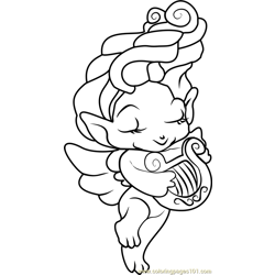Angelala Zelf Free Coloring Page for Kids