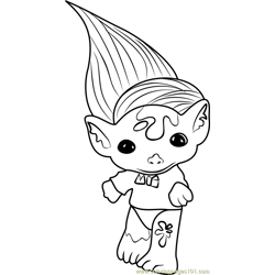 Artie Zelf Free Coloring Page for Kids