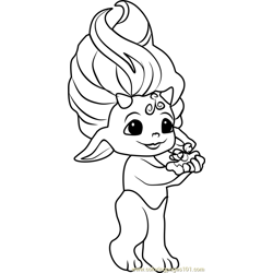Birchy Zelf Free Coloring Page for Kids