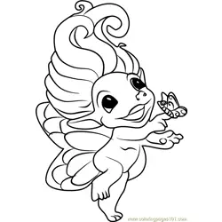 Buttershy Zelf Free Coloring Page for Kids