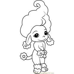 Coco Zelf Free Coloring Page for Kids